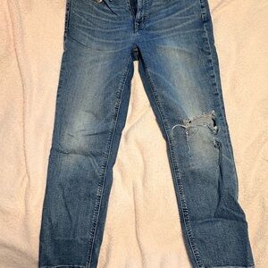 J. Crew Women's Straight Leg Jeans - Blue